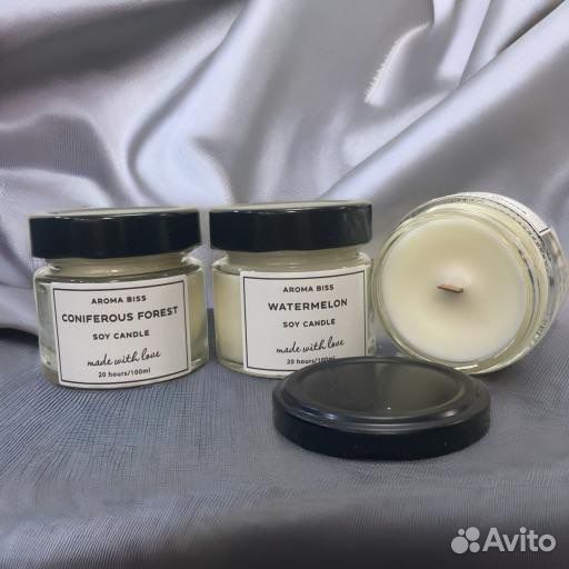 Соевые свечи ручной работы