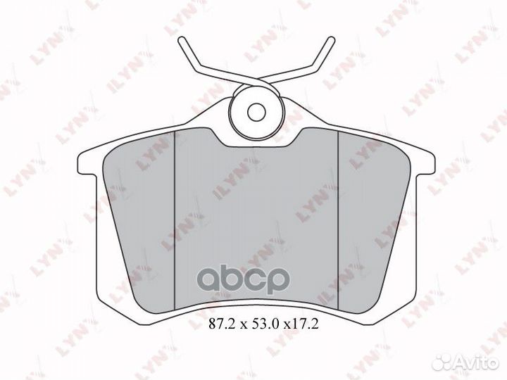 Колодки тормозные дисковые зад SX-1016;SX-1