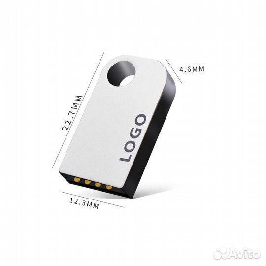 Mini флешка logo (карта памяти) USB2.0 4GB