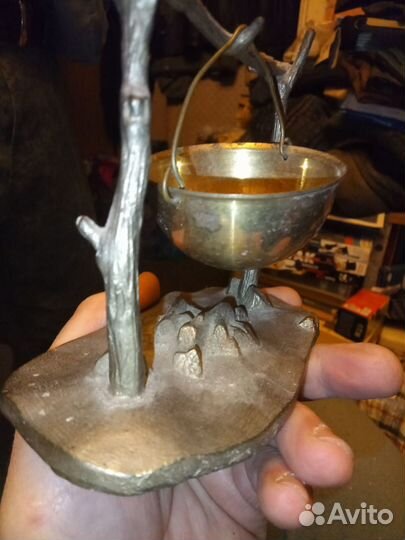 Костер с котелком