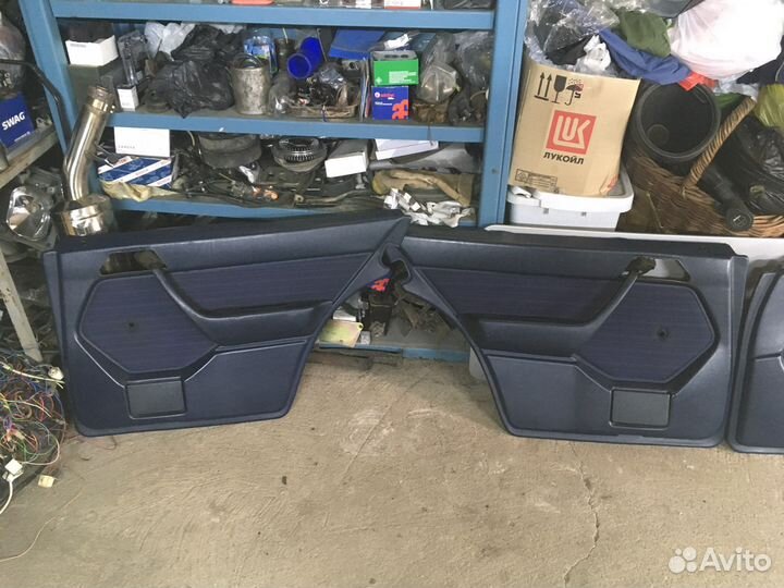 Карты обшивки дверей w124 синие