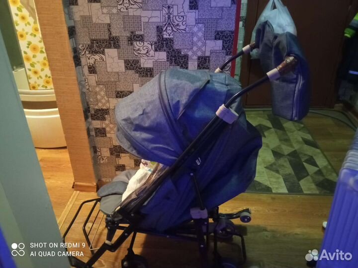 Детские санки коляска с колесами