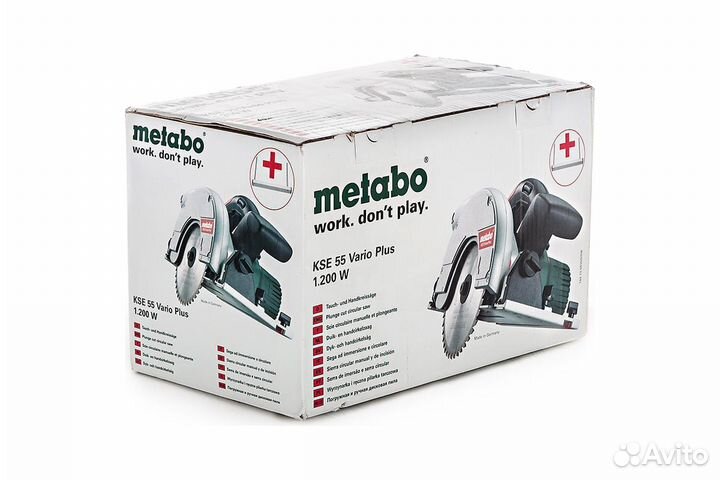 Циркулярная погружная пила Metabo KSE55 Vario plus