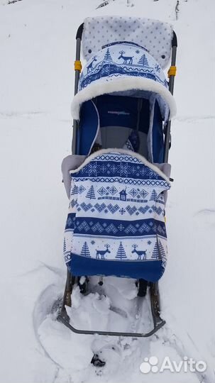 Коляска санки