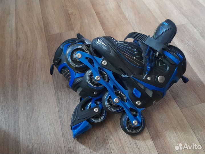 Роликовые коньки детские с защитой