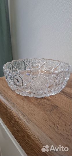 Хрустальная салатница СССР
