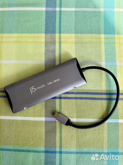 Мини док-станция j5create 10G 4K60 разветвитель