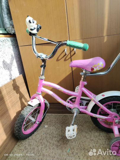 Детский велосипед с родительской ручкой