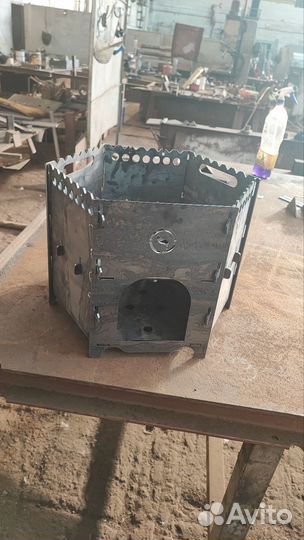 Печь походная для рыбалки и охоты