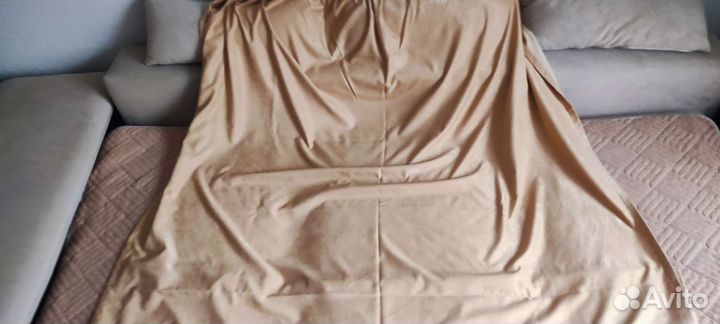 Комплект двухцветных штор