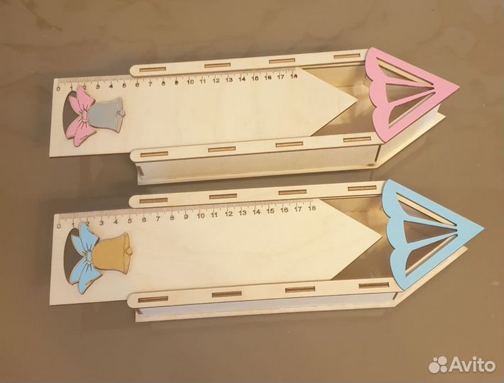 Пенал с линейкой