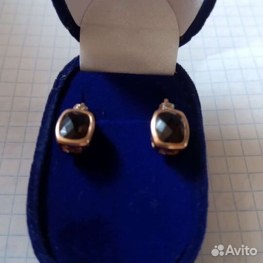 Золотые серьги 583 пробы