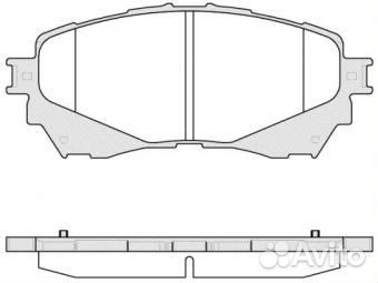 Remsa 153804 Колодки дисковые передние