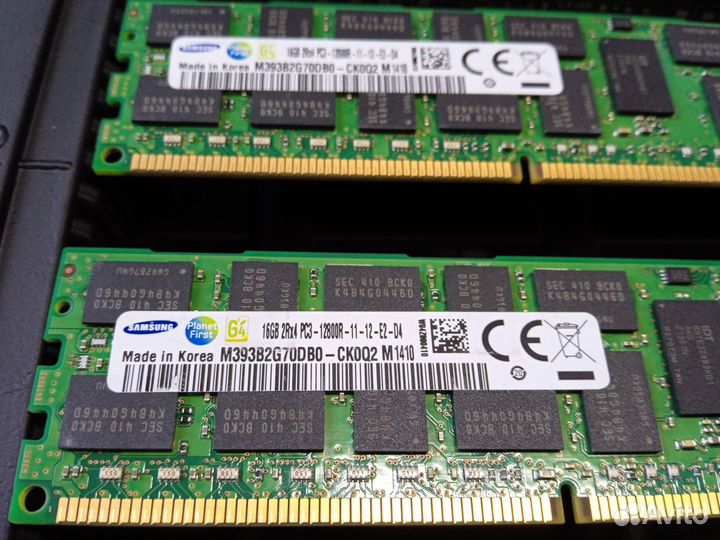 Серверная память Samsung ecc reg ddr3-1600 16gb