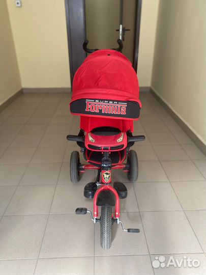 Велосипед детский с родительской ручкой