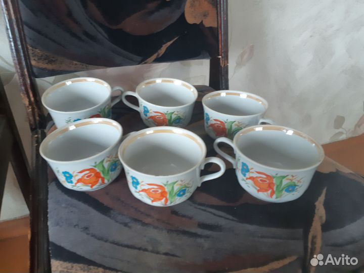 Чашки, блюдца СССР