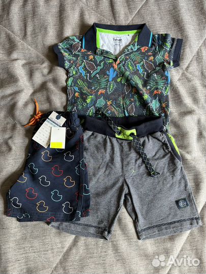 Костюм Шорты+ поло и плавки в подарок