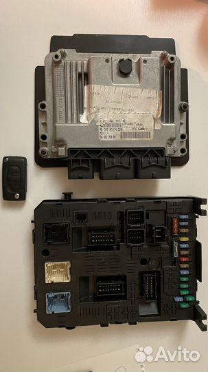 Мозги+брелок+ BCI комплект cirtoen peugeot