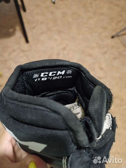 Краги хоккейные детские ccm 8 и защита шеи