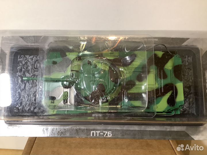 Модель танка пт-76Б 1:43 Модимио