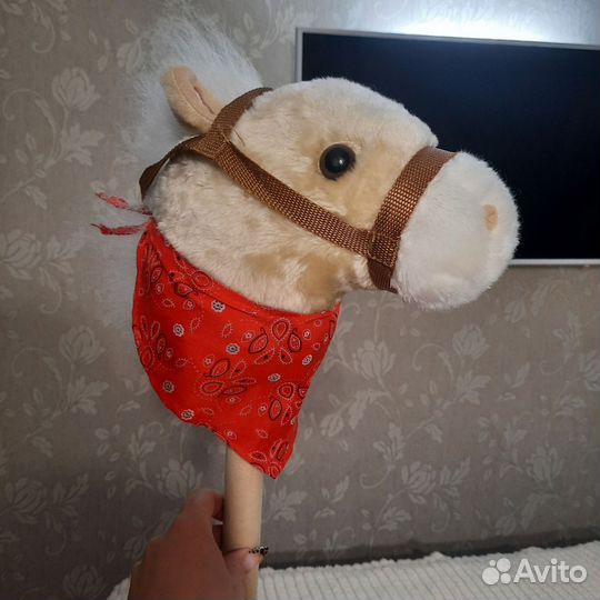 Конь лошадка на палке