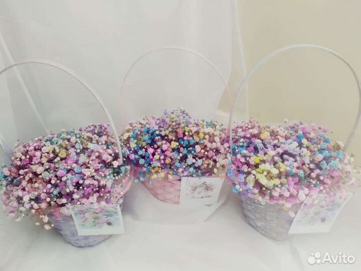 Букет цветов. Гипсофила. Букет учителю