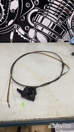 Ручка открывания капота с тросом W140