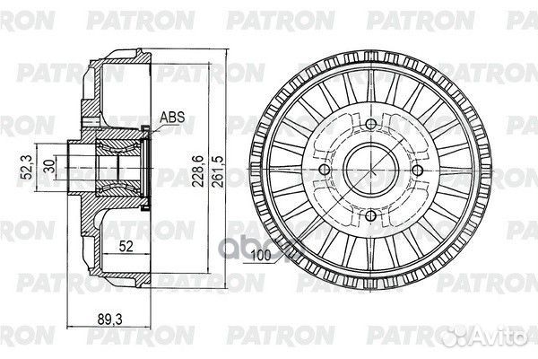 Барабан Тормозной LADA Largus С Подшипником И