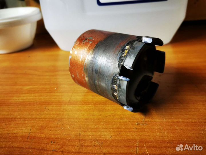 Восстановление алмазных коронок. Напайка