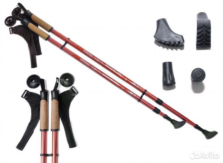 Палки новые разные для скандинавской ходьбы