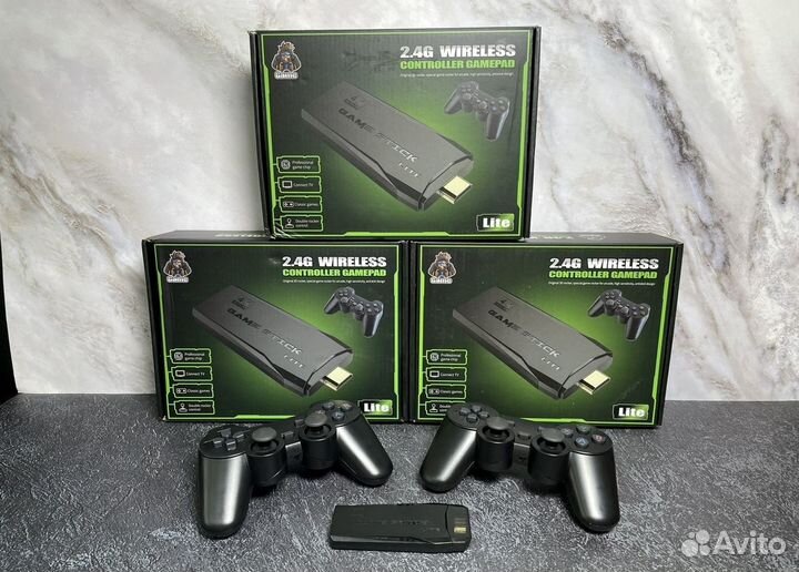 Игровая приставка game stick 64gb / 10к игр