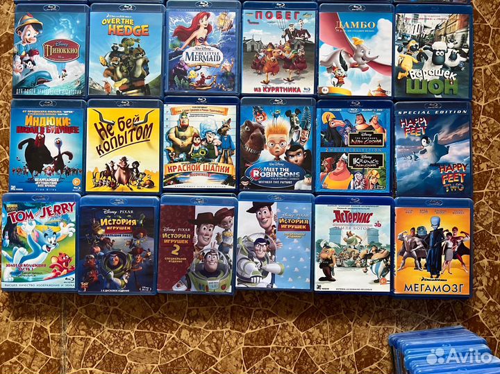 Bluray диски мультики disney