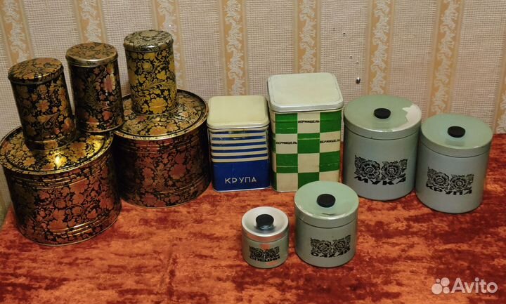 Емкости для хранения сыпучих продуктов СССР