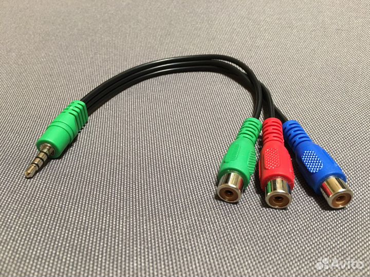 Jack 3.5 mm - RCA Кабель (тюльпан)