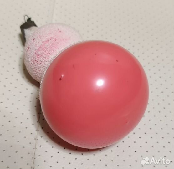 Ёлочная игрушка Неваляжка стекло 50-60 г