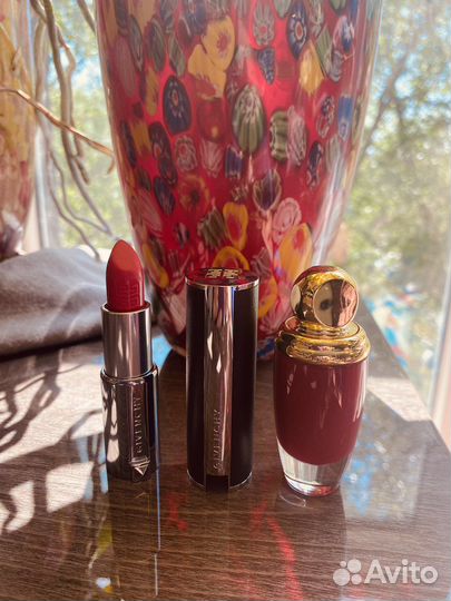 Chanel Dior тени помада