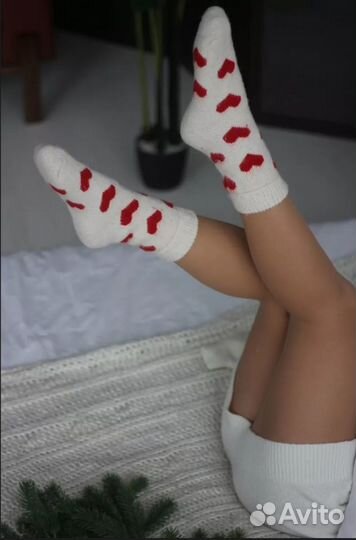 Подарочный набор носки и вережки теплые