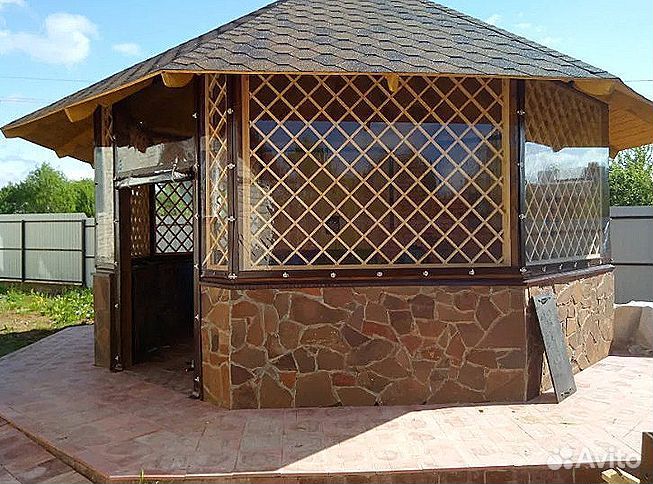 Мягкие стекла окна / разные виды креплений