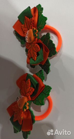 Резинки для волос осень