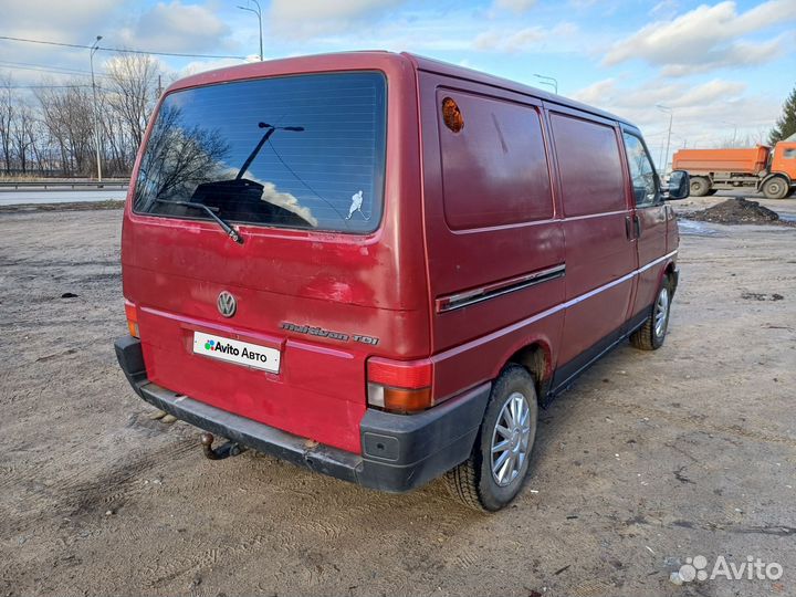 Volkswagen Transporter 2.4 МТ, 1992, 386 000 км