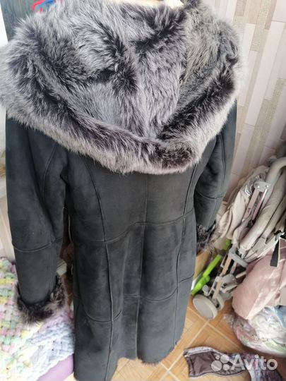 Дубленка натуральная женская мех тасканы