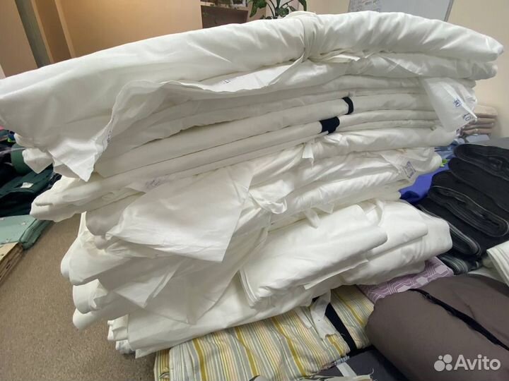 Ткань для гостиниц белая Поплин износостойкая