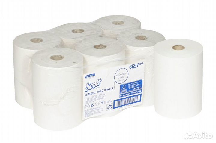 Полотенца для рук Scott Slimroll 1-слой,в рулоне 1