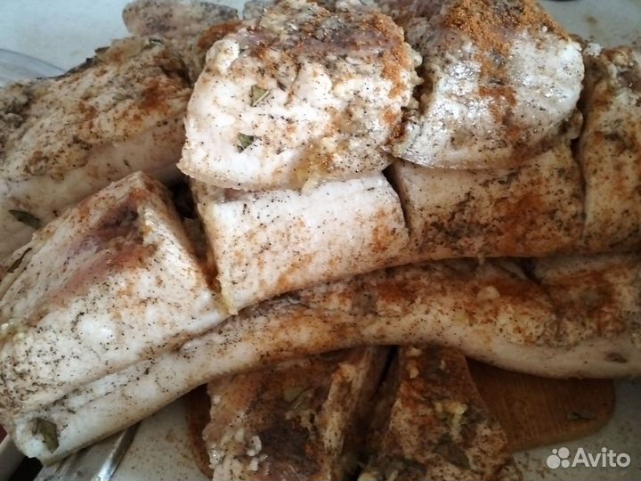 Сало соленое домашнее, деревенское