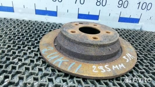 Диск тормозной задний mercedes benz vito W639 (2UK