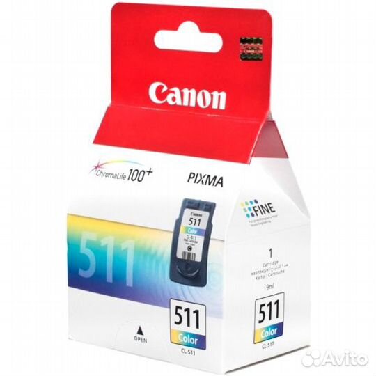 Картридж для принтера Canon CL-511. новый. Япония