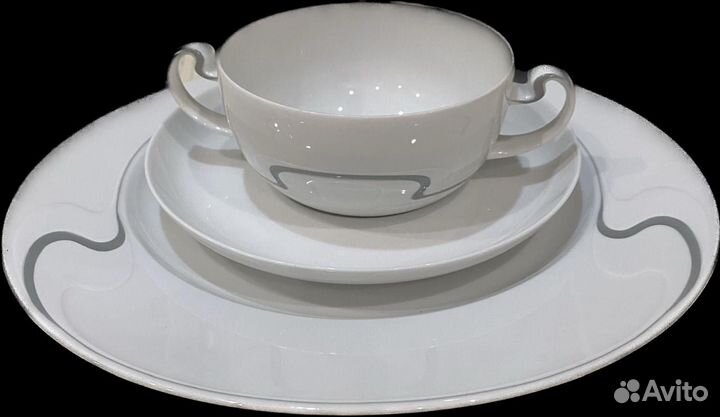 Rosenthal фарфор бульоница, тарелка, салатник