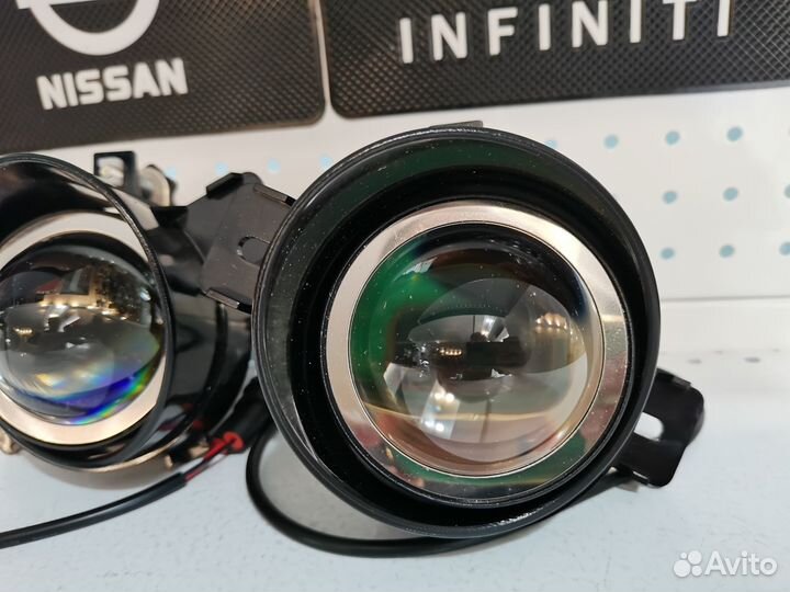 Противотуманки bi-led линзы Nissan / Infiniti