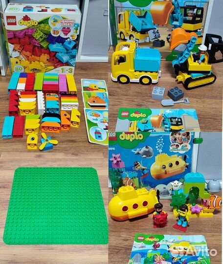 Lego Duplo + пластина