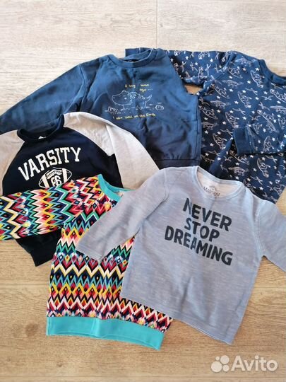 Большой пакет вещей на мальчика 98-104